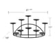 thumbnail image 3 of Candelabra SEI Furniture de hierro forjado para 10 velas, 3 of 4