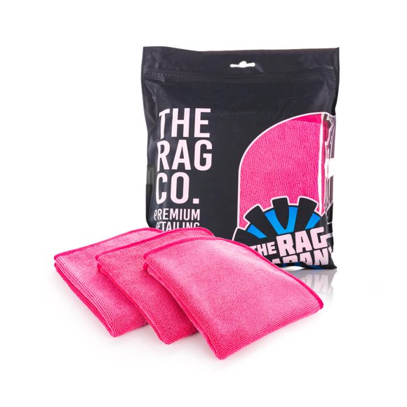 TOALLA The Rag Company 41 cm Rosa 3 unidades