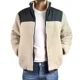thumbnail image 4 of Chaqueta Teddy Hombre Tipo Corderito Gruesa Bolsillos 602, 4 of 5