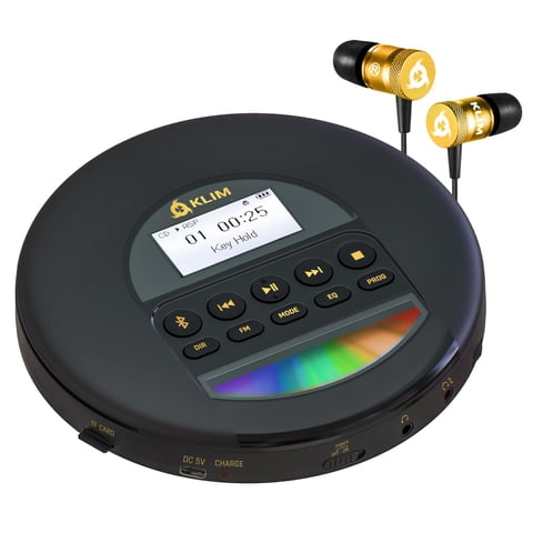 Reproductor De Cd Portátil Klim Nomad Con Batería De Larga Duración