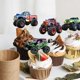 thumbnail image 4 of Pretyps 48 toppers para cupcakes de monster truck para fiesta y decoración, 4 of 8