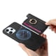 thumbnail image 3 of Funda Magnética Para Xiaomi Redmi 12 Con Billetera Y Anillo Protector Resistente Negro, 3 of 5