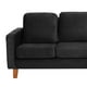 thumbnail image 2 of Sofa Venecia 3C Tela Velvet Negro, 2 of 3