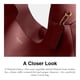 thumbnail image 4 of Bandolera Brooklyn Cu044 B4 Dark Ruby Para Mujer, 4 of 5