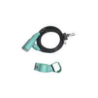 Genérico - Candado Con Llave Y Abrazadera Bicicleta 12X1500 Mm