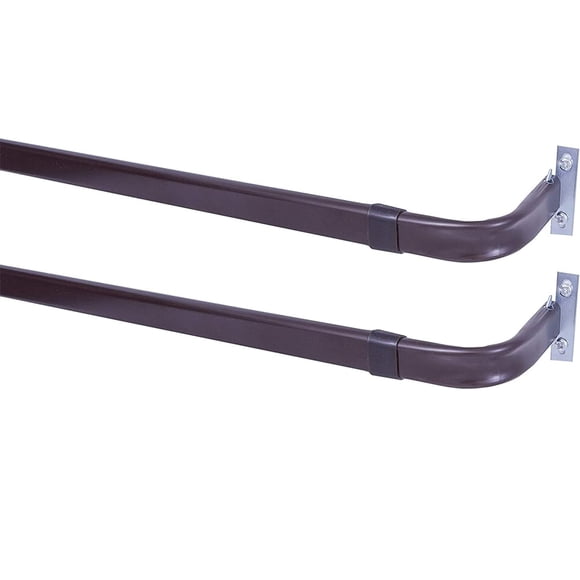 Barra para Cortinas Blu-Pier Tech 71‑122 cm Negra – Juego de 2