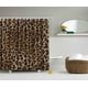 thumbnail image 1 of Cortina de ducha de lujo con estampado de leopardo, juego de cortinas de baño con ganchos, tamaño 60 x 72 pulgadas, 1 of 3