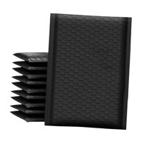 Ioensy - 50 Sobres De Burbujas Para Correo, 6 Pulgadas X 10,5 Pulgadas, Sobres De Envío Autosellantes Portátiles, Color Negro