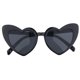 thumbnail image 1 of Gafas De Sol En Forma De Corazón Gafas De Fiesta Para Mujer Gafas Moda Tonos Negro, 1 of 5