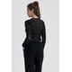 thumbnail image 2 of Polera Mujer Textura Flock Negro, 2 of 4