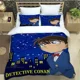 thumbnail image 1 of Detective Conan Cartoon Bedding Sets exquisite bed supplies set duvet cover bed comforter set bedding set luxury birthday gift, 1 of 5