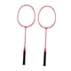 thumbnail image 2 of Raquetas De Bádminton, 2 Uds., Equipo De Bádminton Para Playa, Interior, Exterior, Patio Trasero, Rojo, 2 of 5