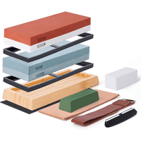 Genérico - Piedras De Afilar 11 En 1 400/1000 Y 3000/8000 Multicolor