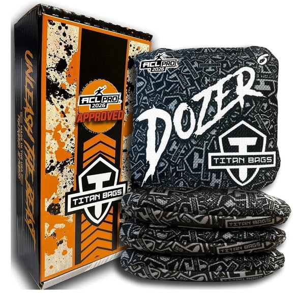Bolsas de Cornhole WGC Titan Bags Dozer ACL 6" Pack de 4