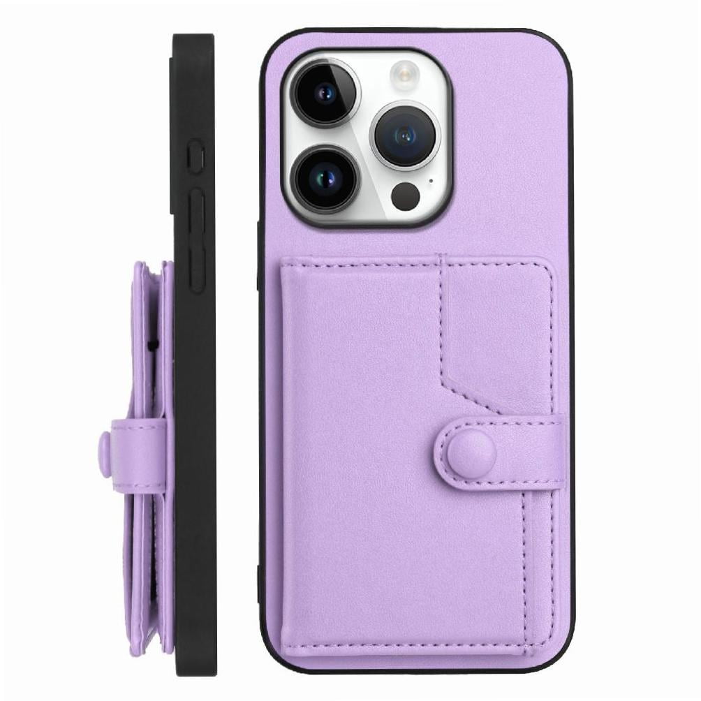 Foxdock Funda Para Iphone 16 Pro Con Bloqueo Rfid - Diseño Elegante Con Cierre De Botón