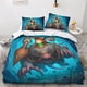 thumbnail image 2 of Funda nórdica Hearthstone de 3 piezas, juego de ropa de cama 3D, funda de edredón de juego de cartas, funda de edredón de microfibra suave, con fundas de almohada, con cremallera para adulto, 2 of 3