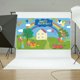 thumbnail image 4 of Telón de fondo SuoRong 150x100 cm Cerdo Cumpleaños para Niñas y Niños, 4 of 7