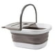thumbnail image 2 of Cubo Para Baño De Pies, Ahorro De Espacio, Cubo Para Baño De Pies Grande Y Duradero, Bañera Plegable Para Pies, Color Blanco Y Gris, 2 of 5