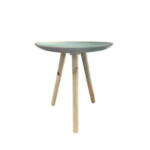 Oem - Mesa Lateral Dorada Puntos Mesa De Centro Decoración 40Cm