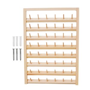 Bothyi - Estante Para Hilos Portacarretes De Algodón Organizador De Hilos Portahilos De Madera