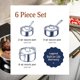 thumbnail image 4 of Juego de utensilios de cocina LEGEND COOKWARE 6 piezas, acero de 5 capas, 4 of 7