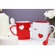 thumbnail image 5 of Set de tazas Blu Devil Kissing Anniversary Wedding Vegan Bone China, 5 of 6