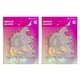 thumbnail image 1 of 90 pegatinas holográficas, brillantes, iridiscentes, de resina transparente, para álbumes de recortes, diarios, botellas de agua, manualidades de papel., 1 of 5