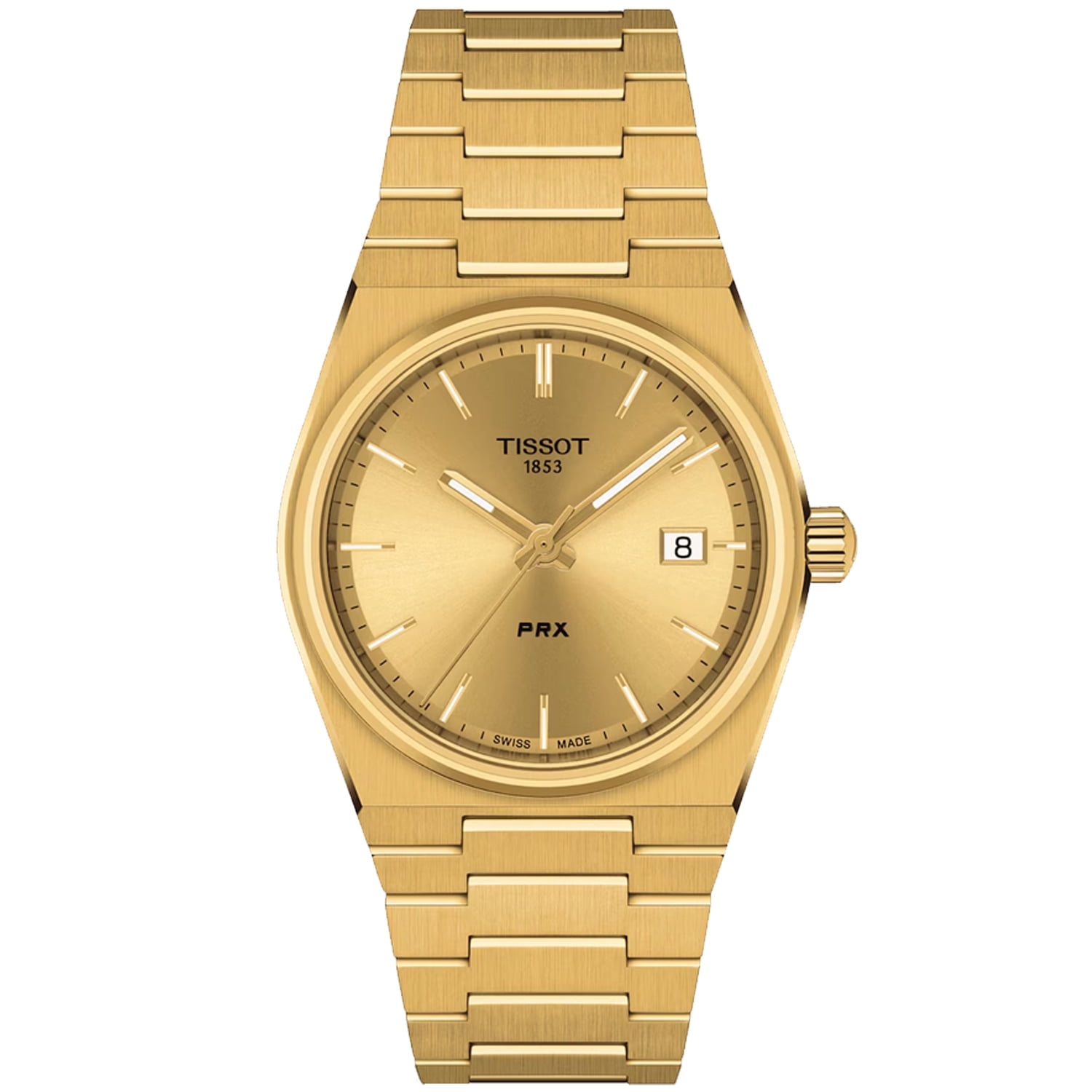 Reloj Análogo Tissot Prx Dorado Hombre