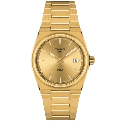 Reloj Análogo Tissot Prx Dorado Hombre