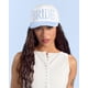 thumbnail image 3 of Trucker Hat xo, Fetti White + Blue Bride, accesorio de despedida de soltera, 3 of 7
