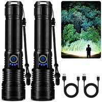 Linterna Milaoshu Recargable De 99.000 Lúmenes, Paquete De 2