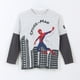thumbnail image 1 of Polera Doble Manga Niño Jumping Spiderman Blanco Marvel, 1 of 3