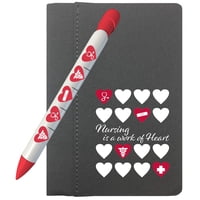 Greeting Pen - Set De Regalo Con Bolígrafo De Felicitación La Lactancia Es Una Obra De Corazón Con Cuaderno