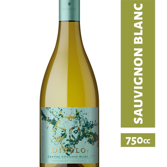Vino Blanco Diablo Crystal Sauvignon Blanc 13° Botella, 750 ml