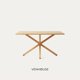 thumbnail image 4 of Mesa Comedor Argo Rectangular 140cm Venhoouse Natural, 4 of 8