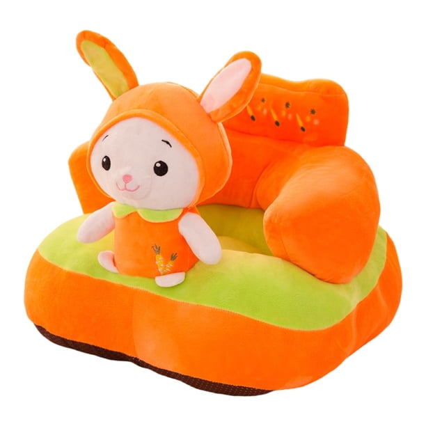 Funda de Sofá para Bebé de Dibujos Animados para Aprender a Sentarse, Funda de Cojín con Forma de Animal, Funda para Silla de Alimentación, para Bebés Conejo