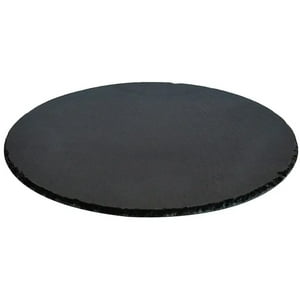 Plato Redondo Piedra Pizarra 25Cm Wayu Alta Durabilidad Cocina