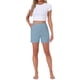 thumbnail image 2 of INSPIRE CHIC Pantalones Cortos de Pijama para Mujer 100% Algodón Cintura Elástica Pantalones Cortos de Dormir con Bolsillos M Azul, 2 of 6