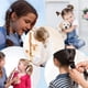 thumbnail image 5 of 100 gomas para el pelo de bebé, de algodón sin costuras, para niñas y niños, pequeñas y suaves, multicolores., 5 of 5