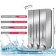 thumbnail image 5 of Dispensador y organizador de bomba de ducha para baño de pared de 2/3 cámaras - Contiene champú, jabón, acondicionador, gel de ducha, loción - Cámaras transparentes, botón pulsador - Cada cámara, 5 of 8