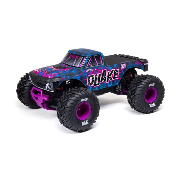 Camión RC ARRMA Quake 223S 2WD listo para usar, motor sin escobillas, color morado