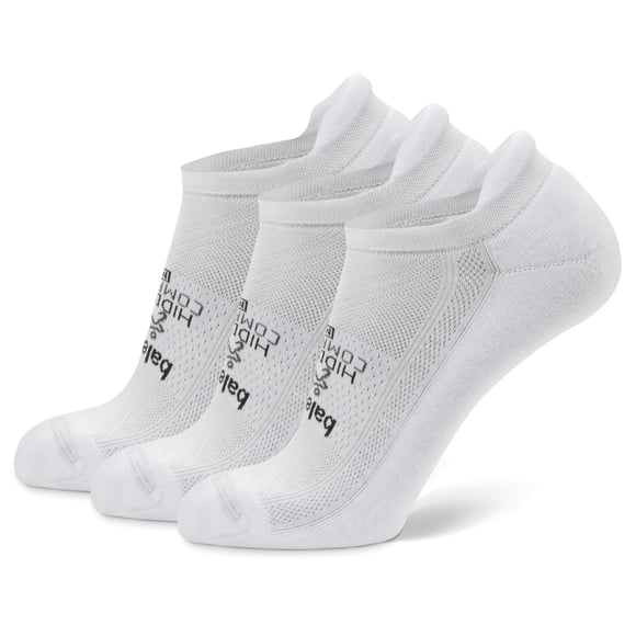 Calcetines Balega Hidden Comfort No Show, 3 pares, blanco, XL