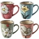 thumbnail image 1 of Taza cappuccino Rockgoldbug Ceramics de porcelana de 350 ml, color rojo, azul, verde y rosa, 1 of 8