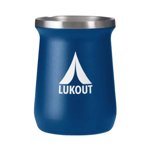 Genérico - Mate Lukout De 236 Ml + Bombilla Color Azul Marino