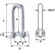 thumbnail image 2 of Grillete Wichard Captive Pin Long D de 8 mm de diámetro (5/16"), 2 of 2