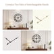 thumbnail image 5 of Reloj de pared Vantic 61 cm con números romanos de gran tamaño – Metal, 5 of 9