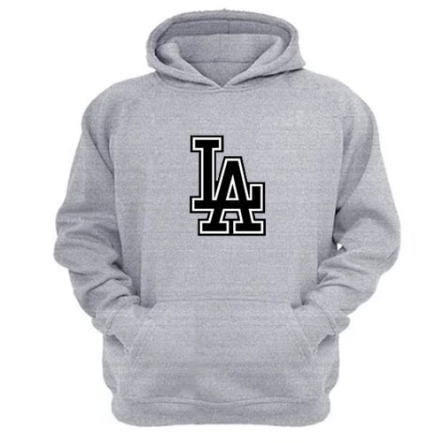 Genérico - Polerón Canguro La Gris Claro Talla Xl Unisex