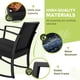 thumbnail image 2 of Juego de muebles de patio Homall de 3 piezas con sillas mecedoras de resina, 2 of 7