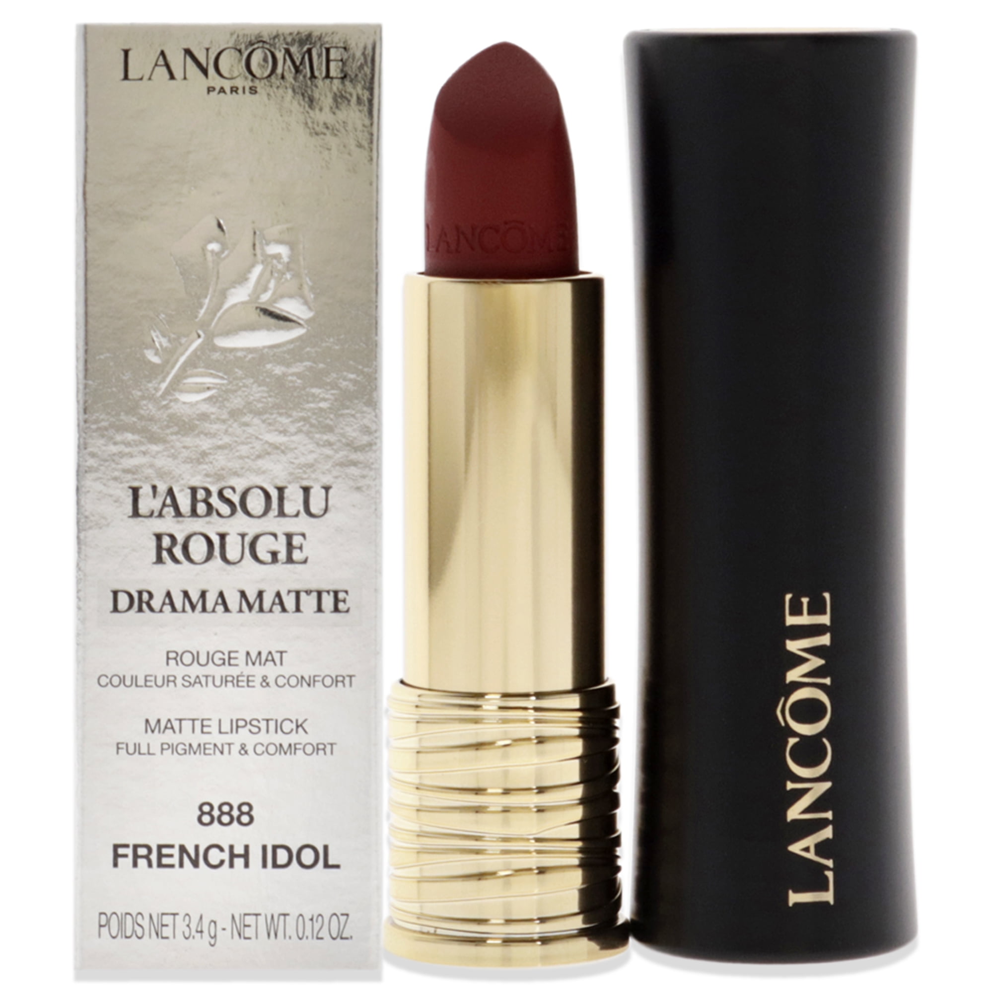 Labsolu Rouge Drama Matte - 888 French Idol De Para Mujer - Lápiz Labial De 0,12 Oz