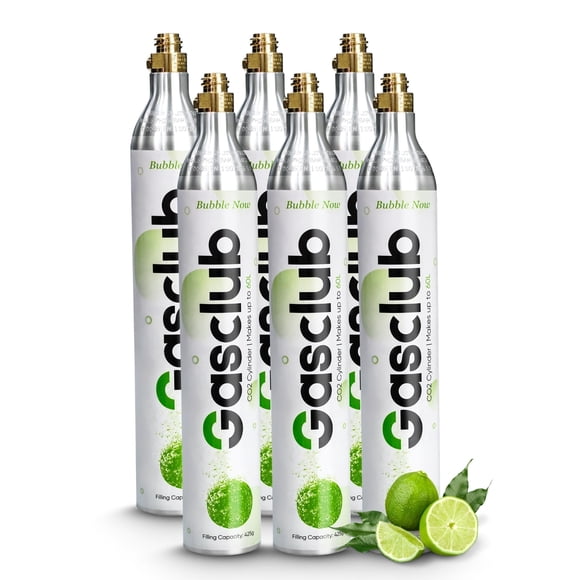 Cilindro de CO2 GasClub 60L compatible con SodaStream